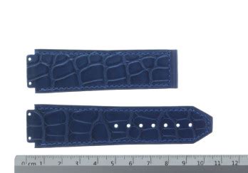 hublot blue alligator strap